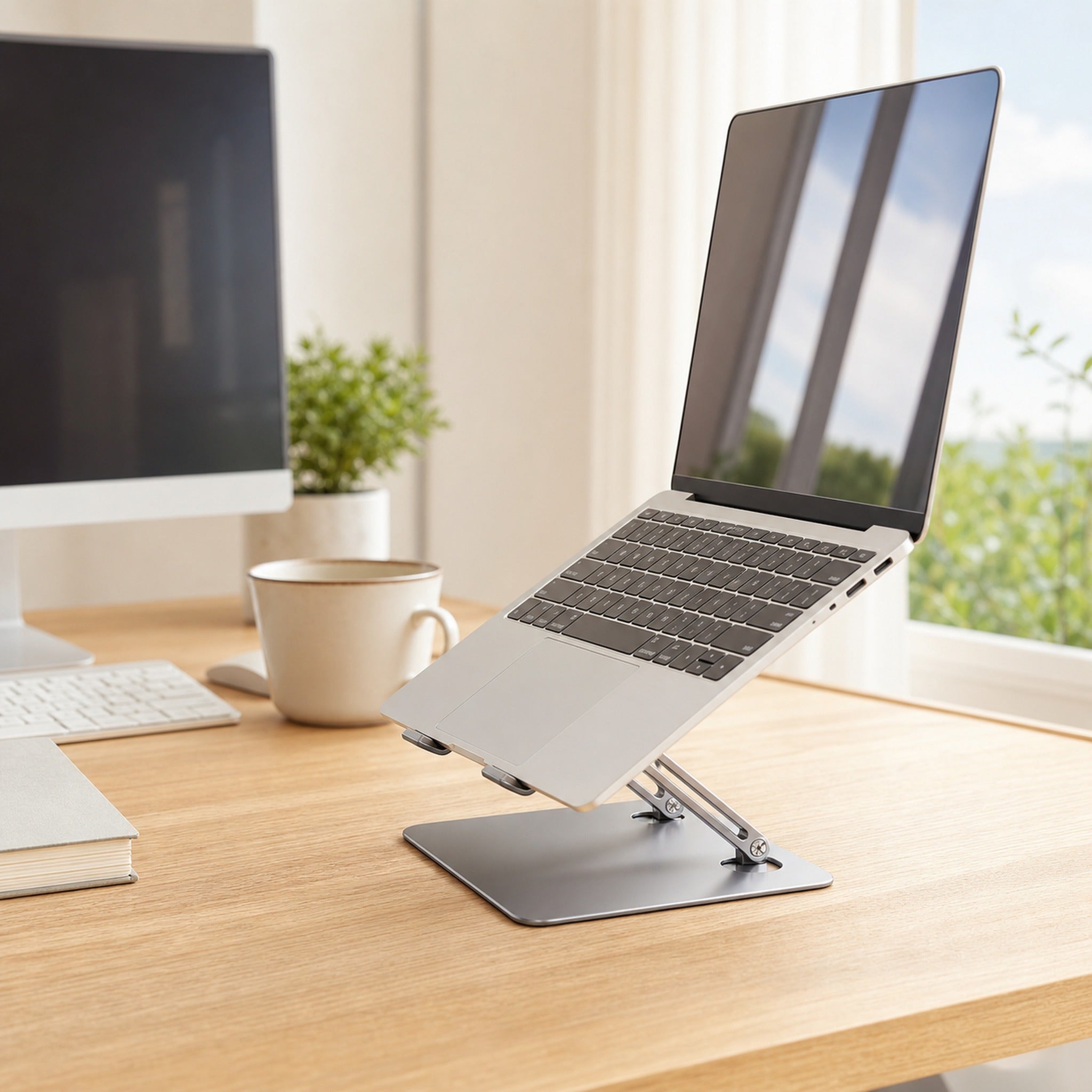 Foldable Aluminum Laptop Stand